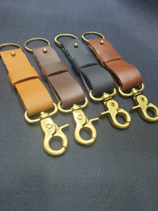 Indianleathercraft fullgrain leather keychain