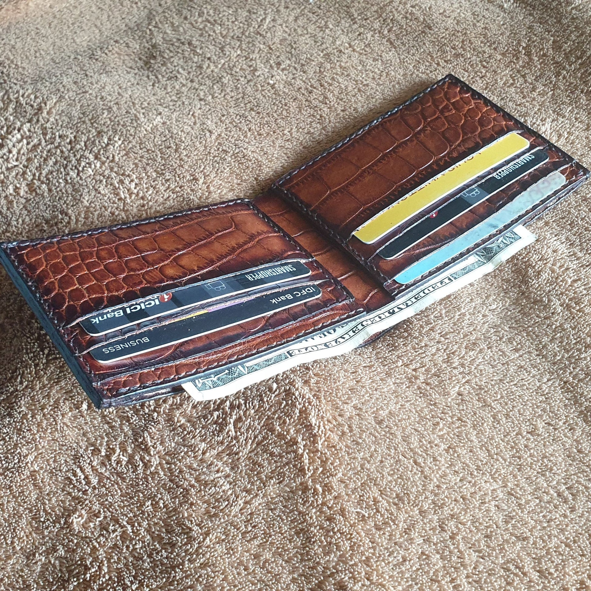 leather wallet - Indianleathercraft