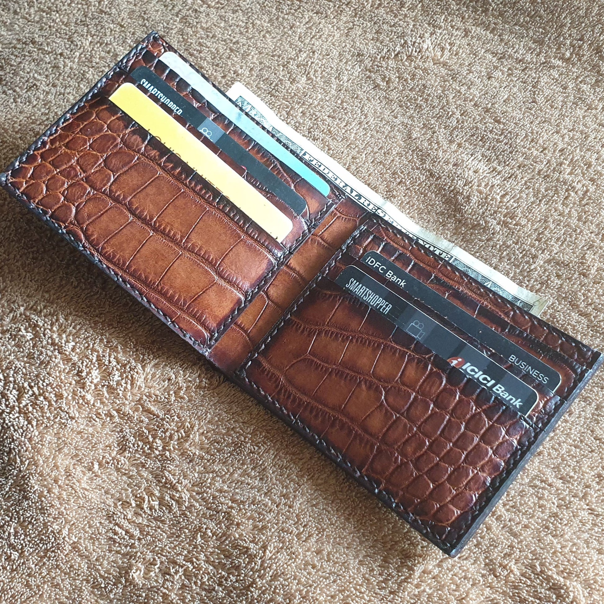 leather wallet - Indianleathercraft