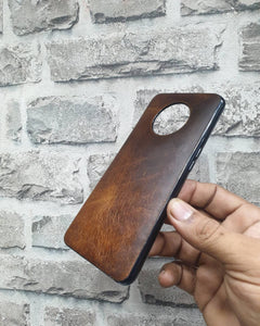 Indianleathercraft Handcrafted Oneplus 7t leather back case