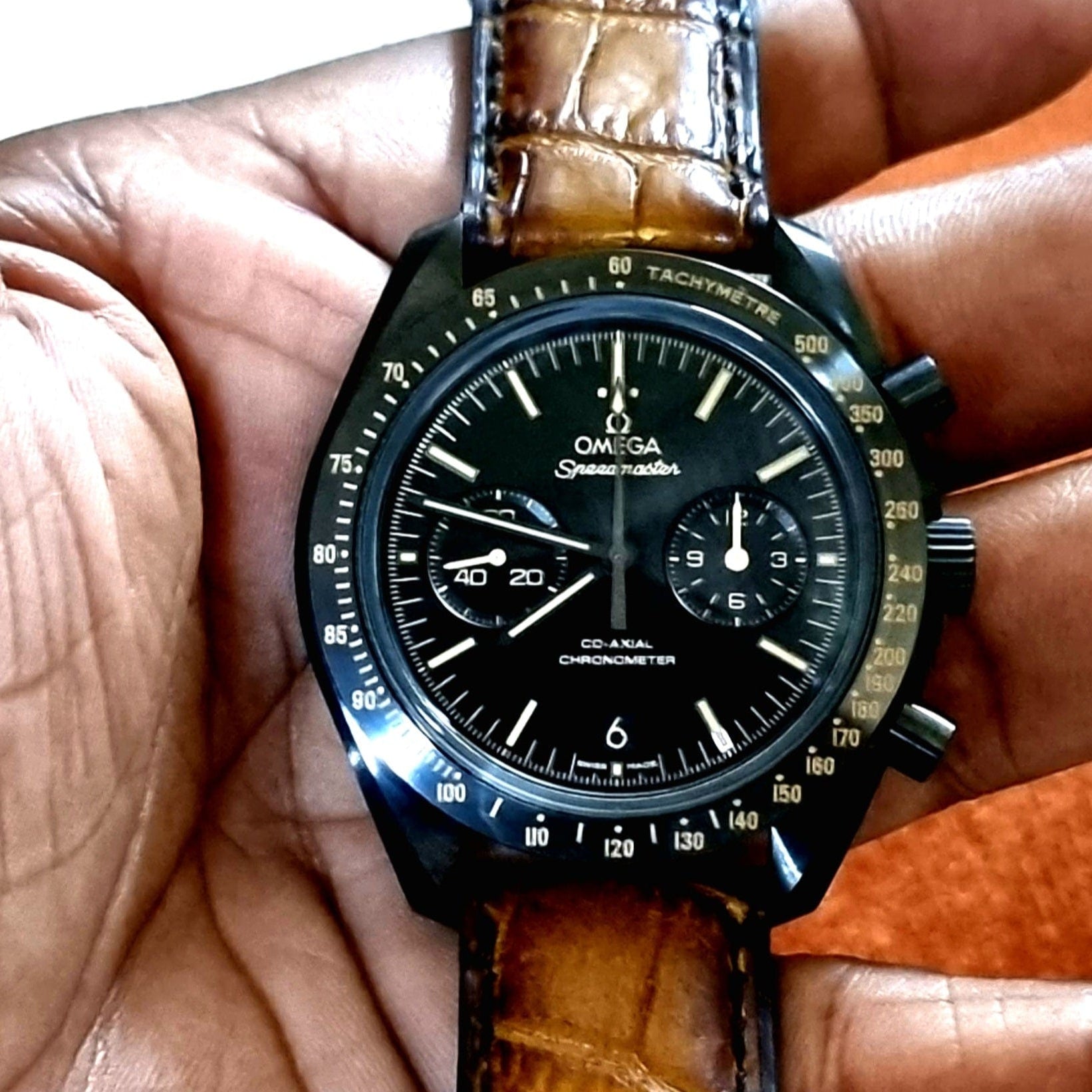 Indianleathercraft Handmade antique brown leather strap