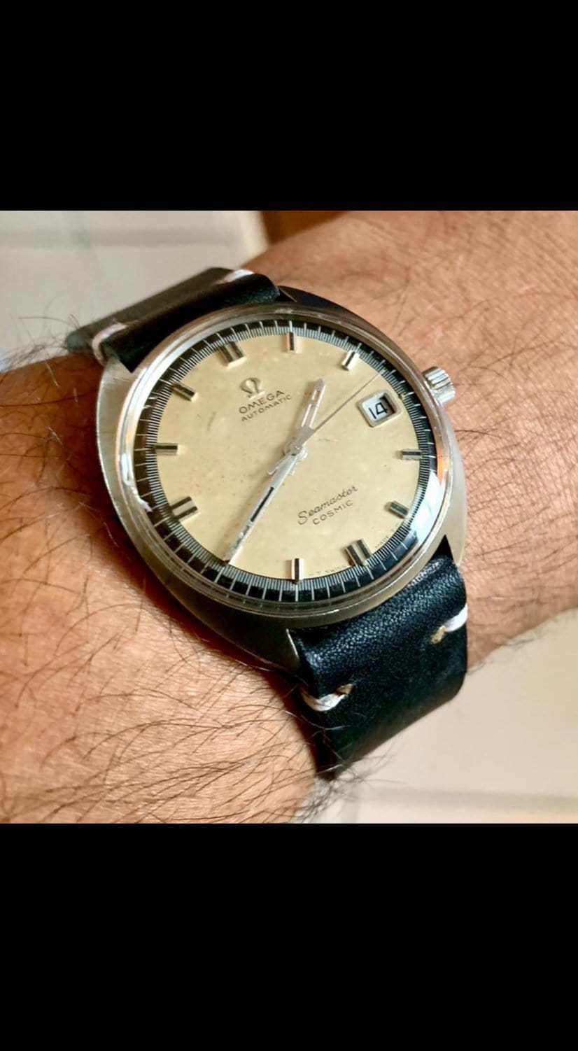 Indianleathercraft Handmade black leather strap
