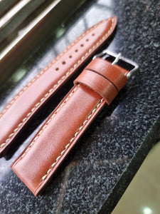 Indianleathercraft Handmade  brown leather strap