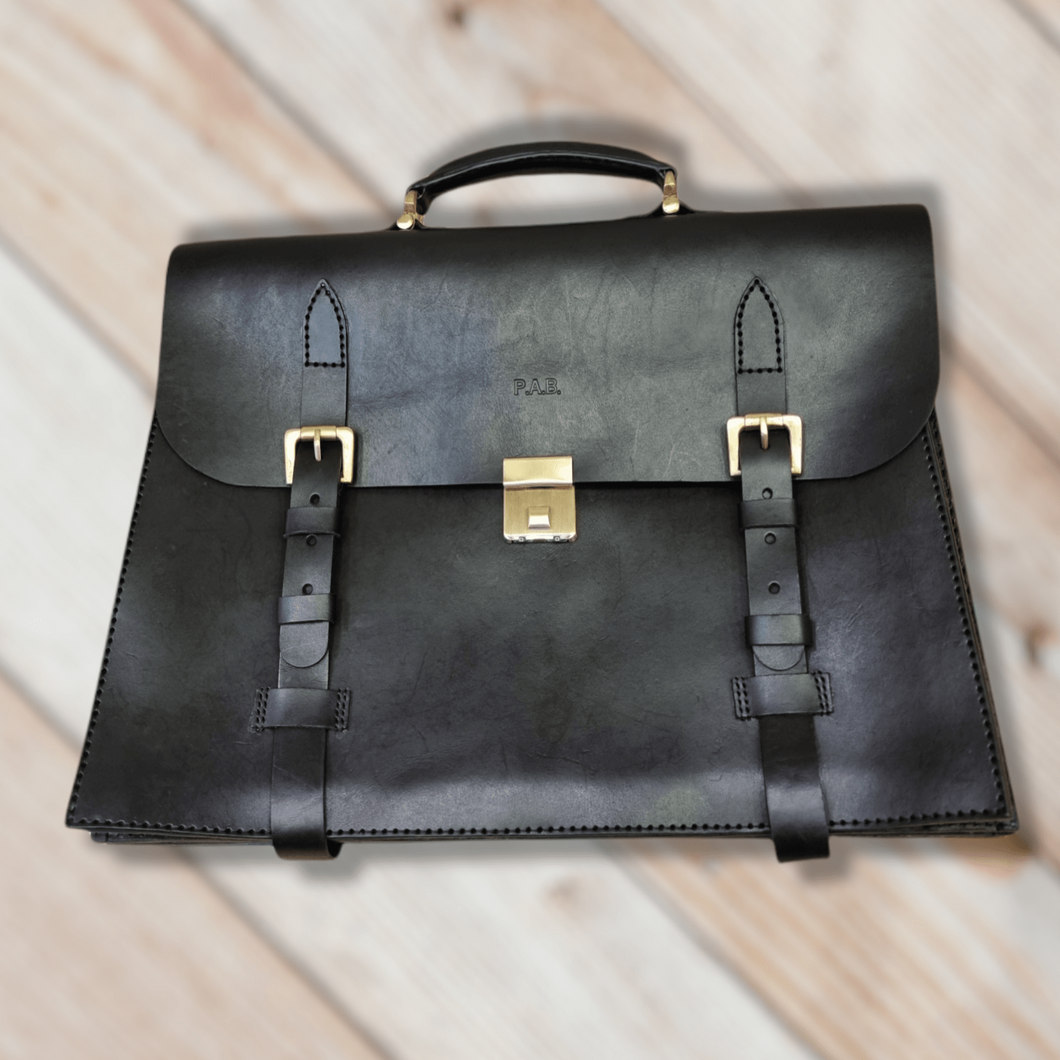 Indianleathercraft Handmade english leather briefcase