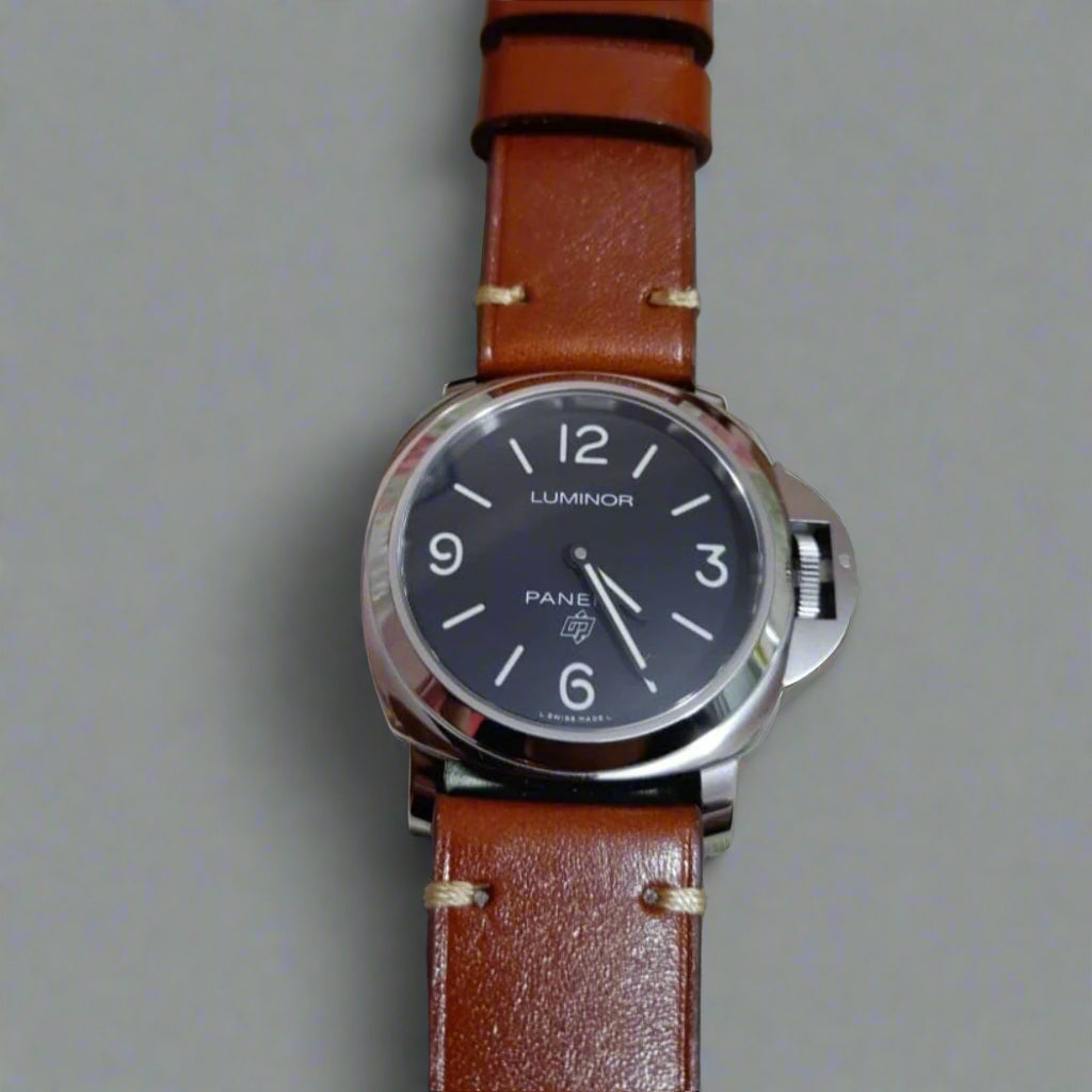 Indianleathercraft Handmade english tan leather strap