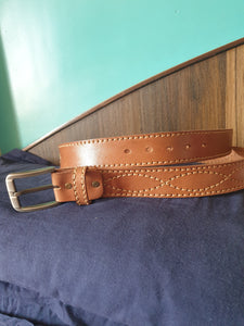 Indianleathercraft Handmade fullgrain leather belt
