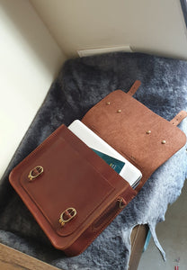 Indianleathercraft Handmade fullgrain leather briefcase