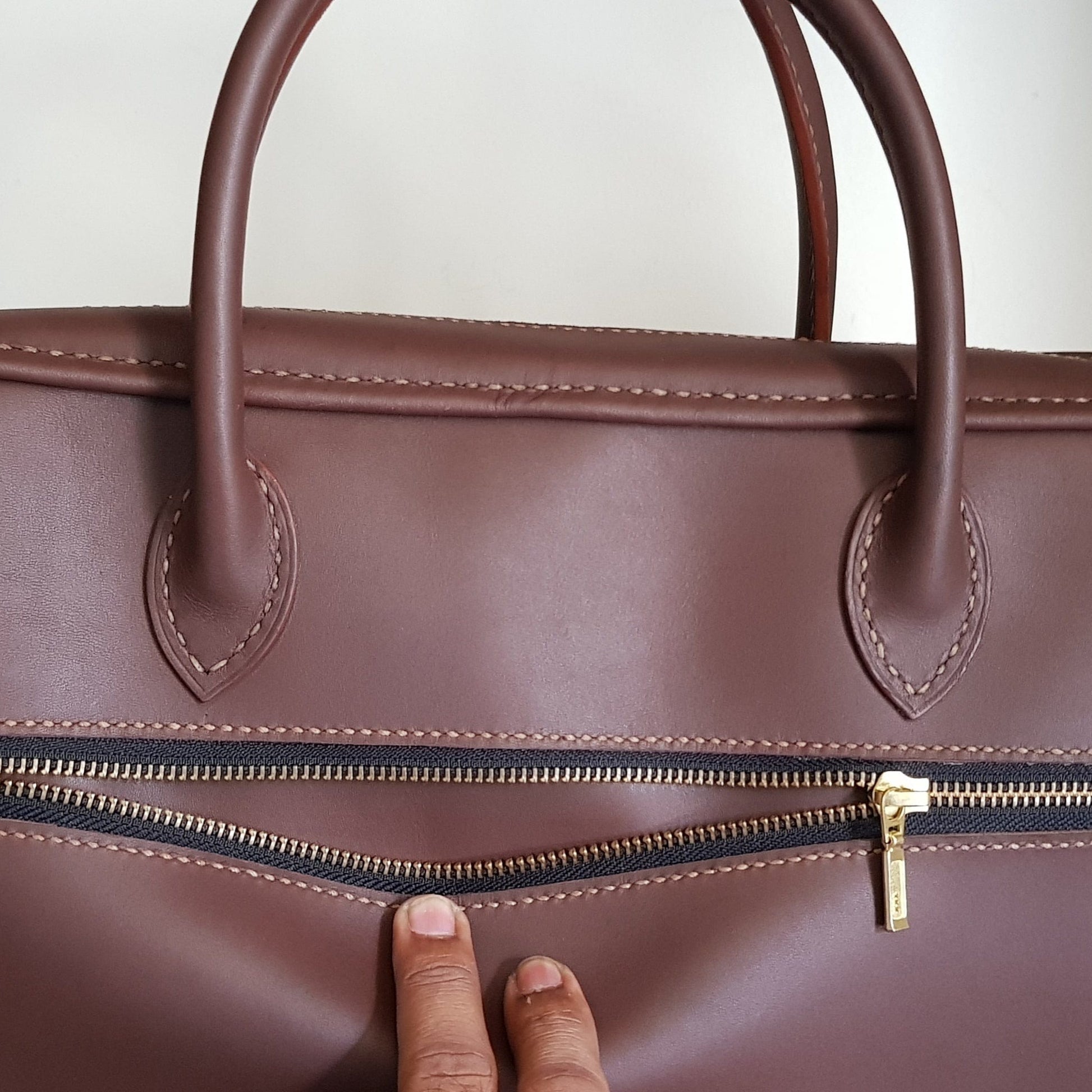 Indianleathercraft Handmade Fullgrain leather office bag