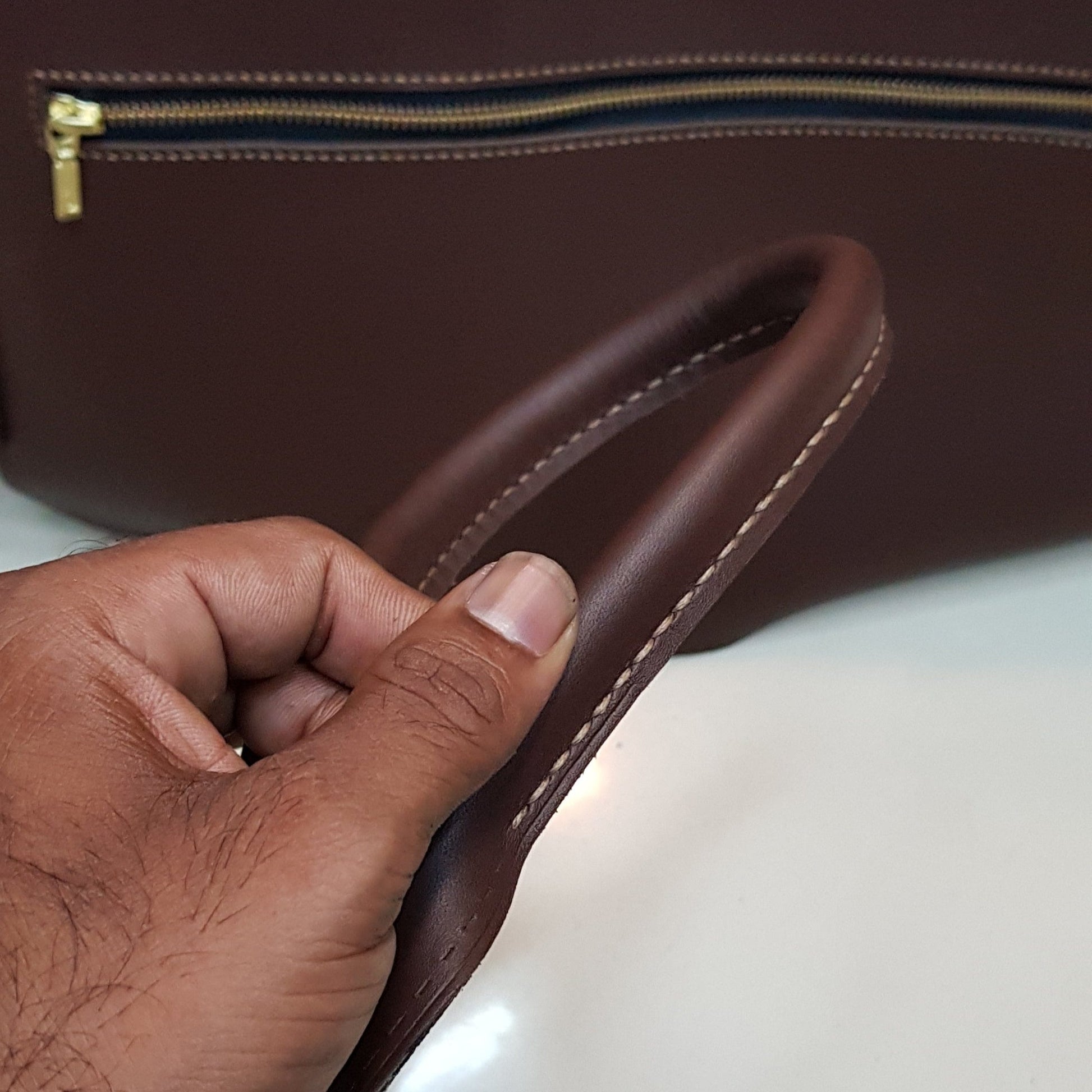 Indianleathercraft Handmade Fullgrain leather office bag