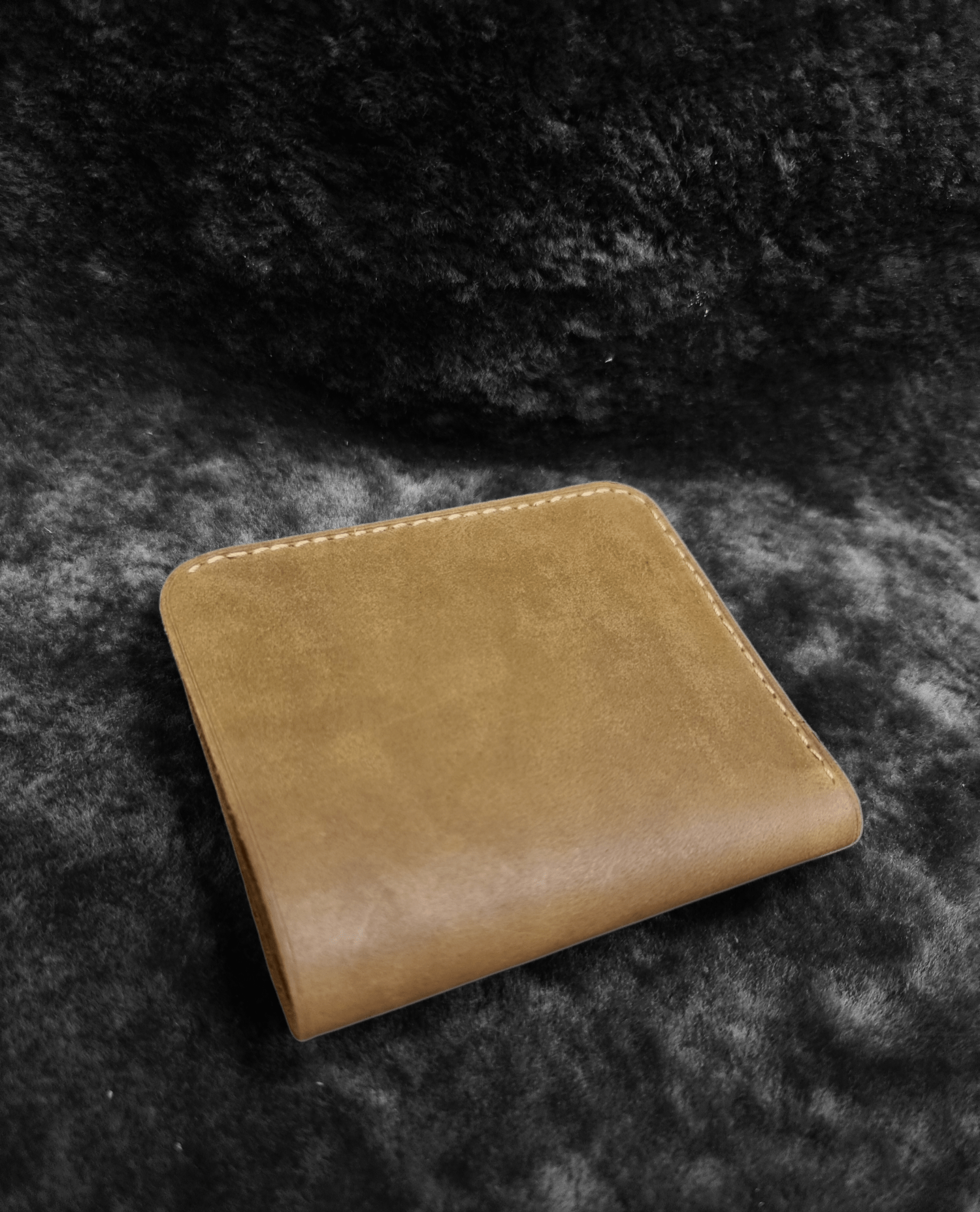 Indianleathercraft Handmade green leather wallet