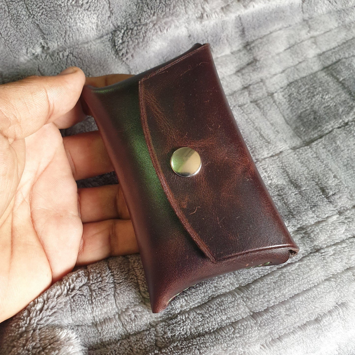 Indianleathercraft Handmade leather card holder