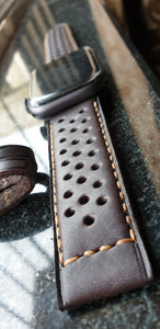 Indianleathercraft Handmade leather strap for apple watch