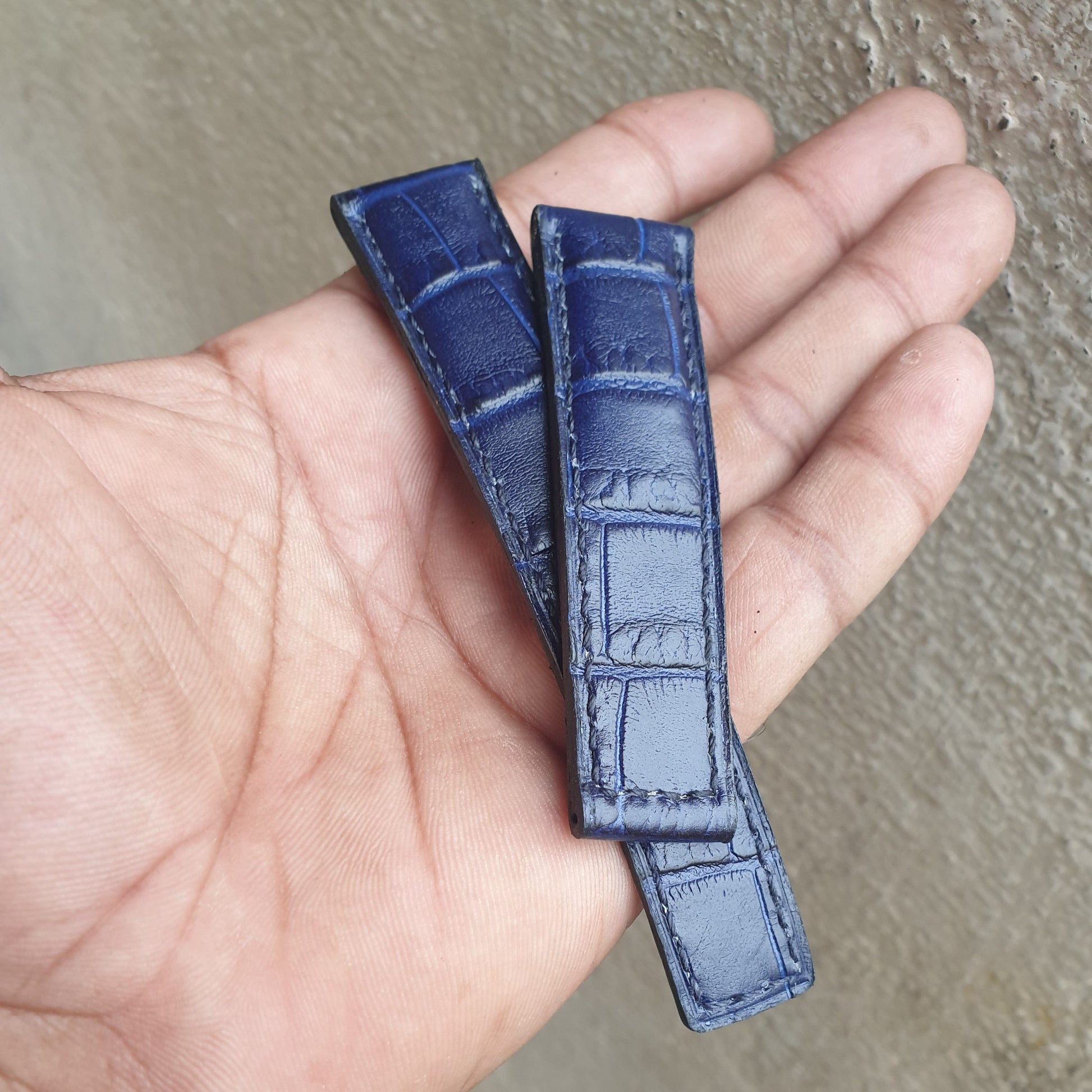 Indianleathercraft Handmade leather strap for tag heuer