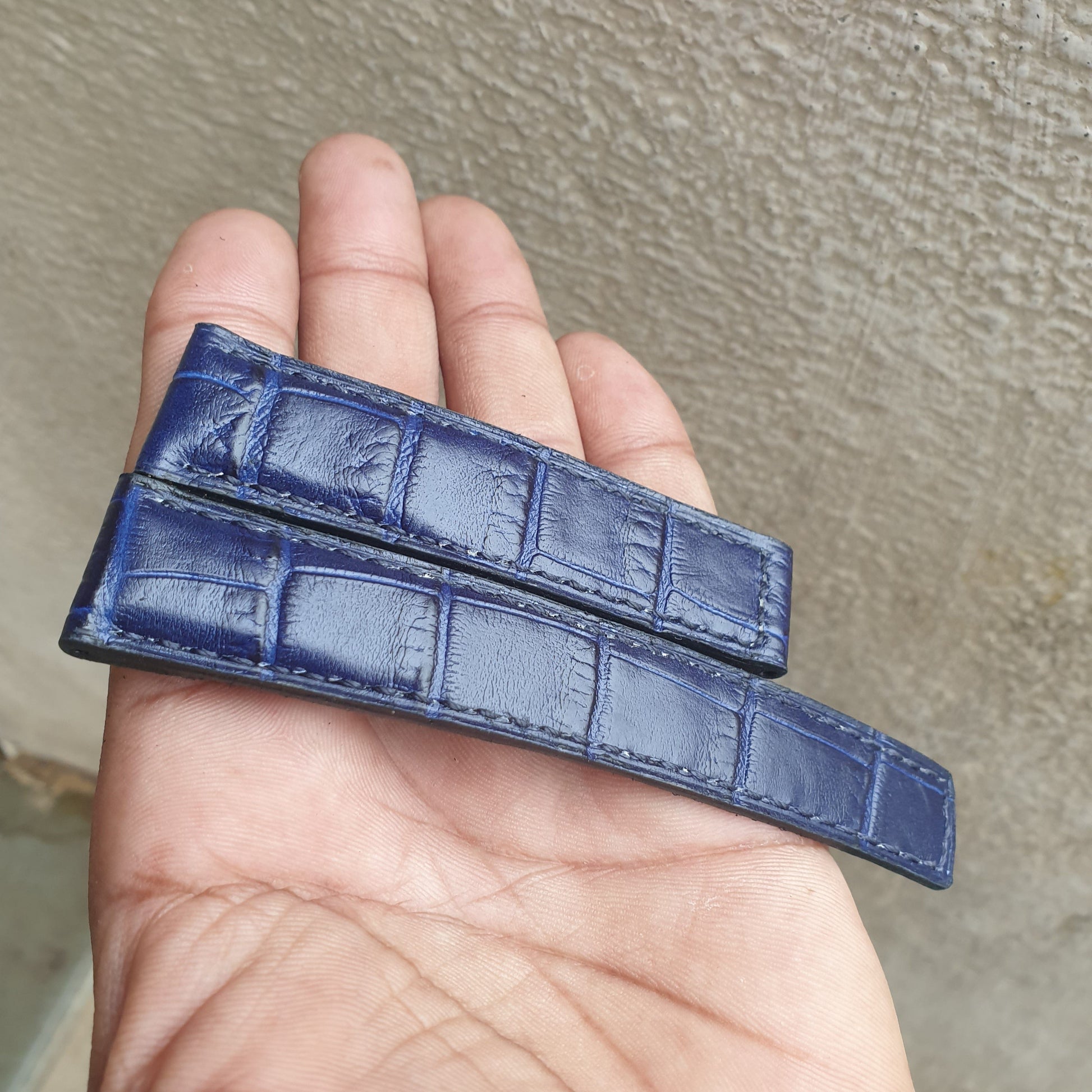 Indianleathercraft Handmade leather strap for tag heuer