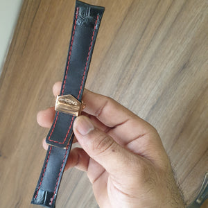 Indianleathercraft Handmade leather strap for tag heuer carrera