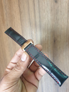 Indianleathercraft Handmade leather strap for tag heuer carrera