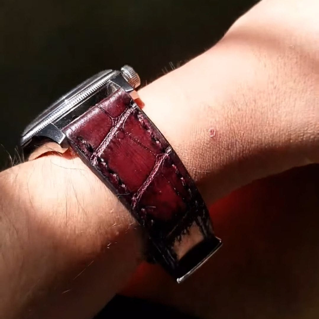 Indianleathercraft Handmade oris watch strap