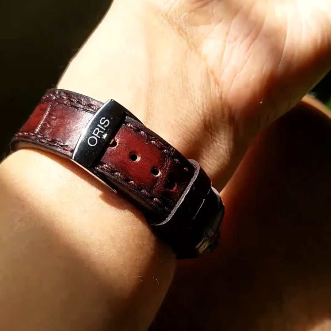 Indianleathercraft Handmade oris watch strap