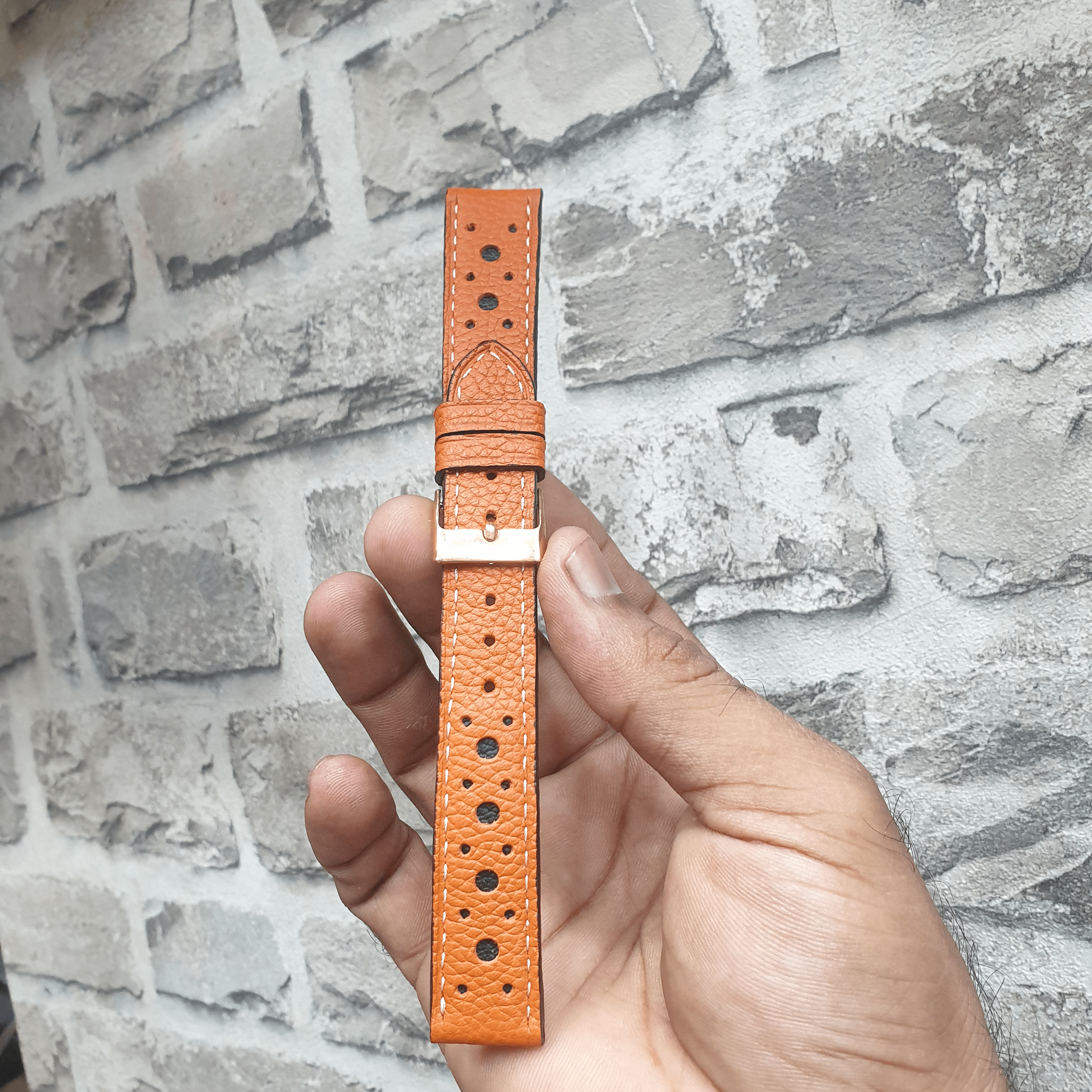 Indianleathercraft Handmade rally watch strap