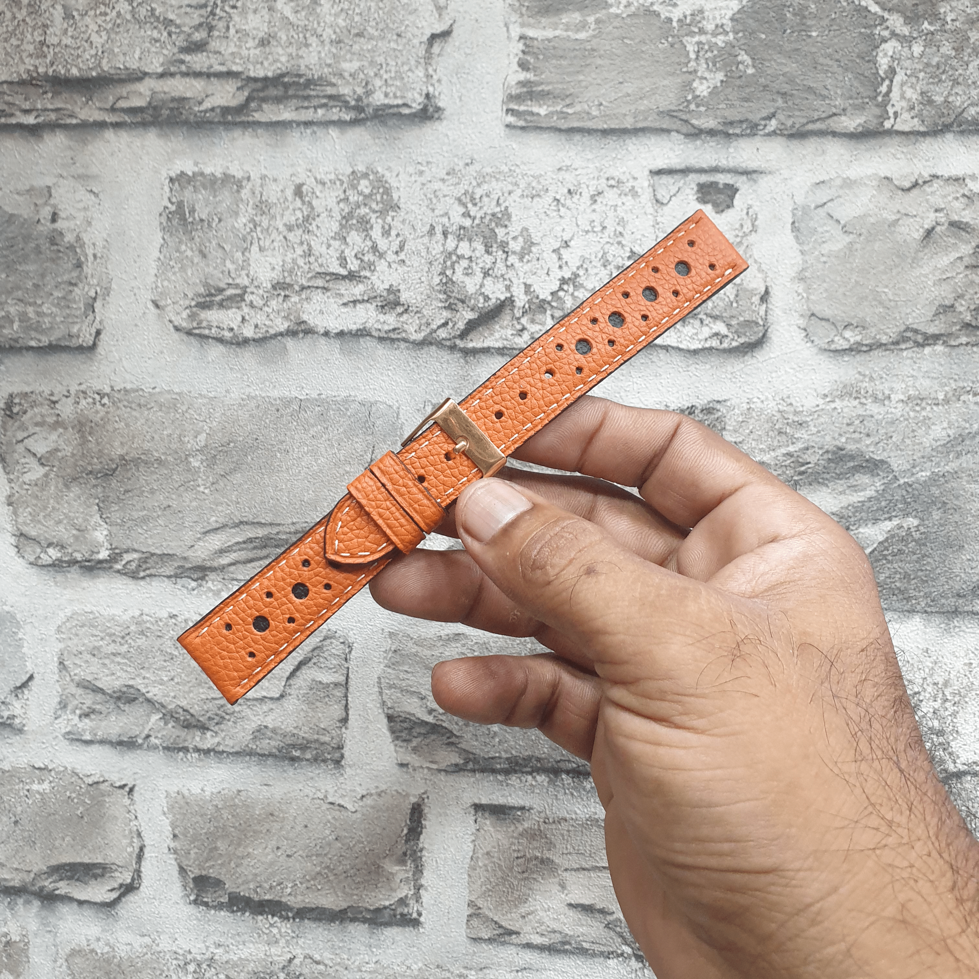 Indianleathercraft Handmade rally watch strap