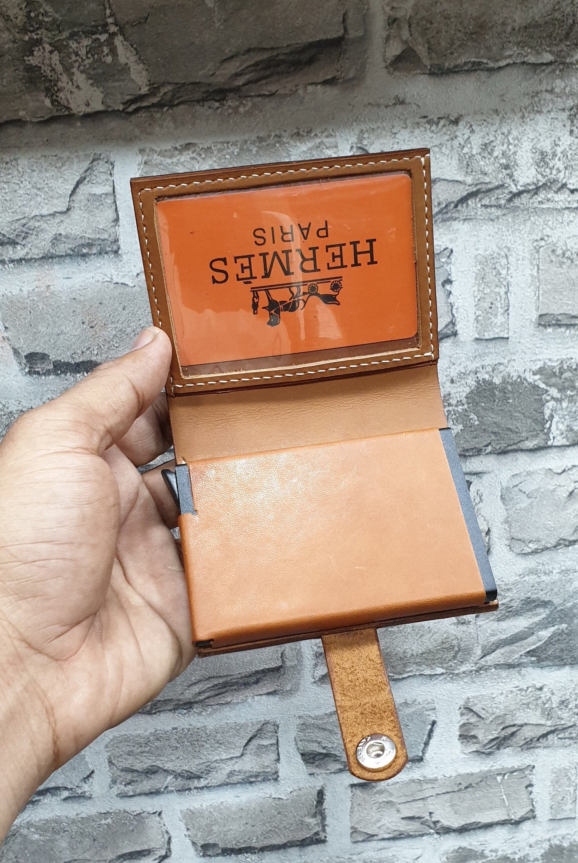 Indianleathercraft Handmade RFID-blocking  leather wallet