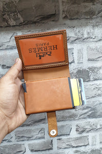 Indianleathercraft Handmade RFID-blocking  leather wallet