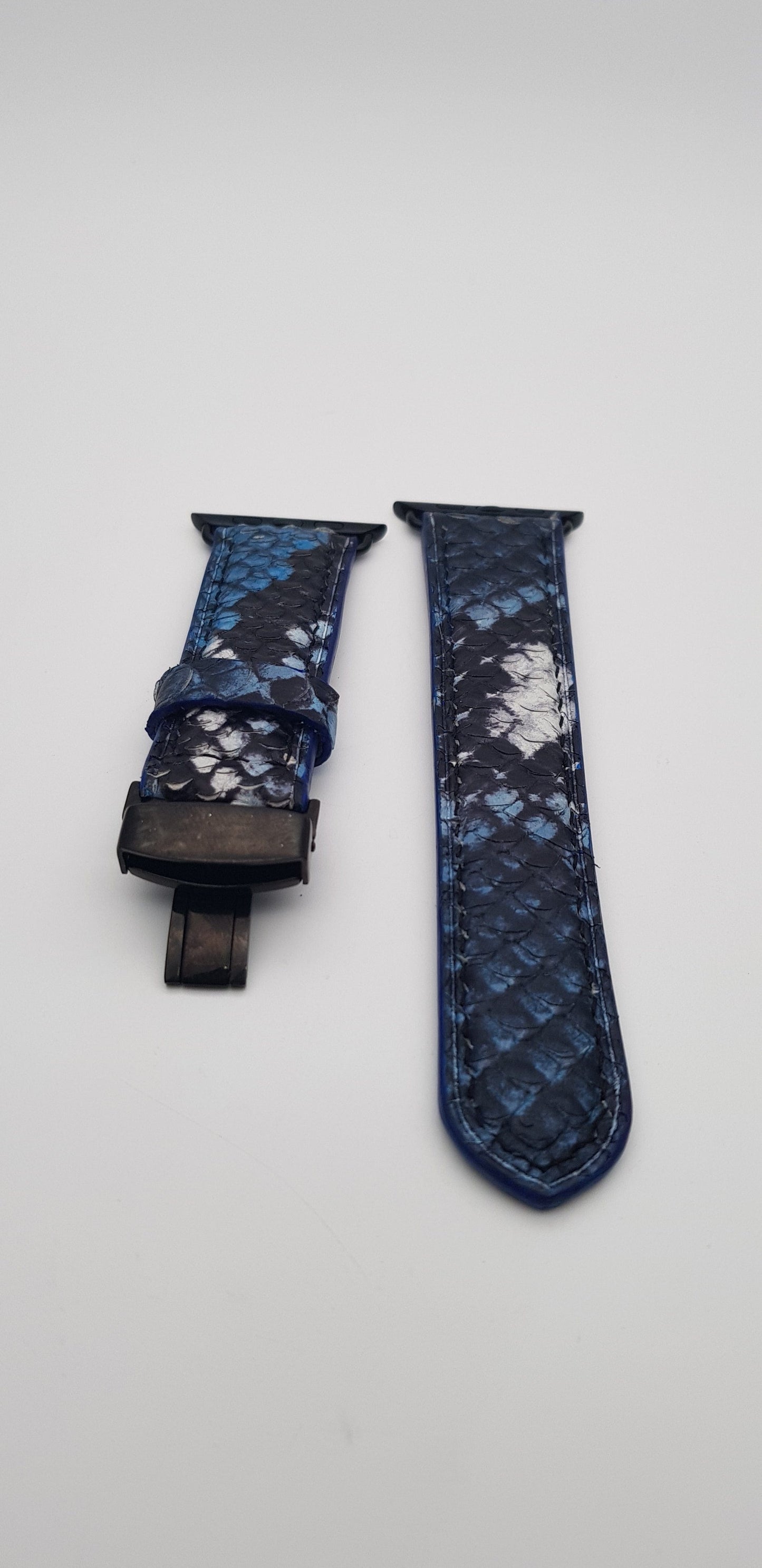 Italian leather apple watch strap - Indianleathercraft