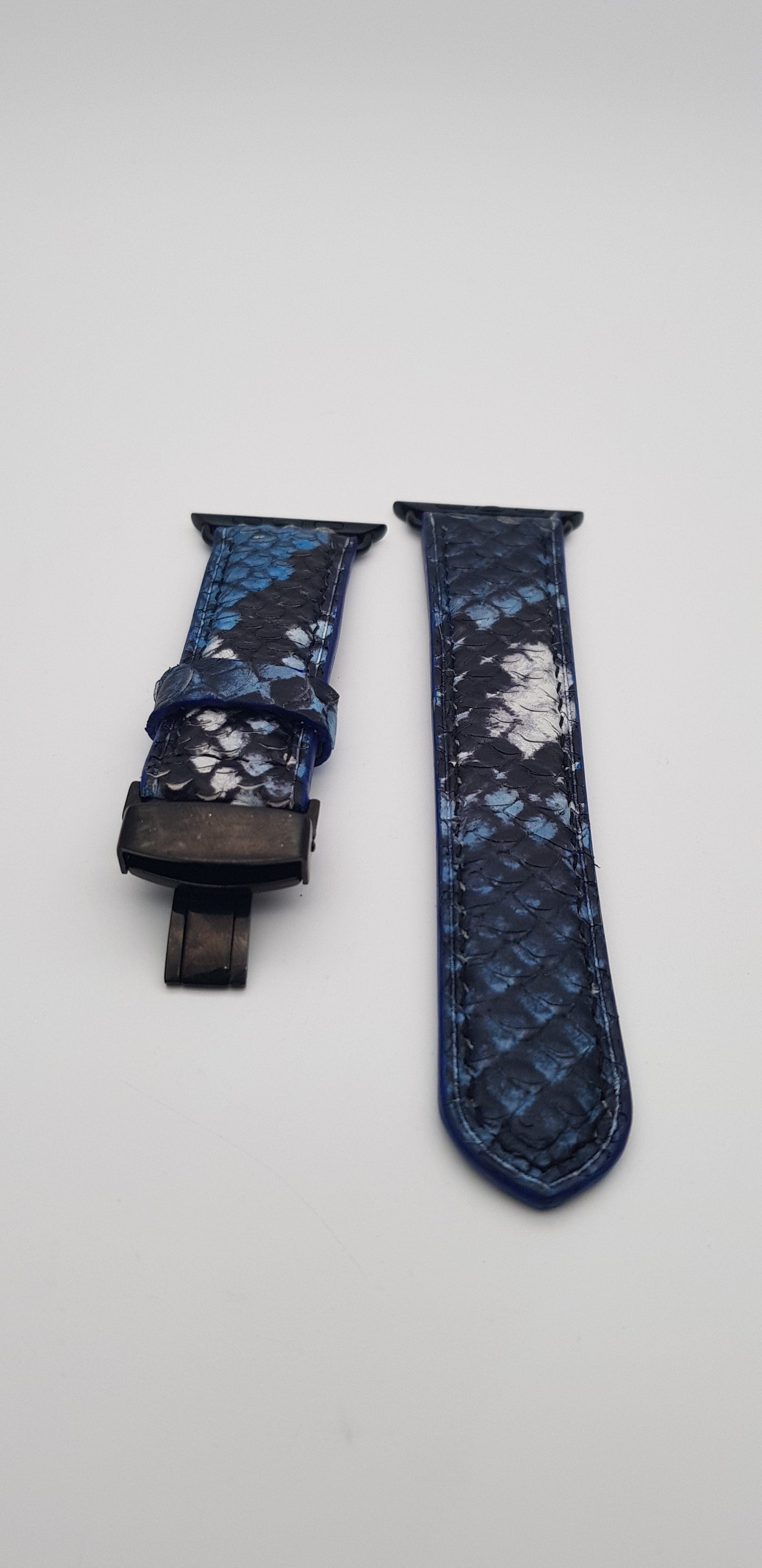 Italian leather apple watch strap - Indianleathercraft