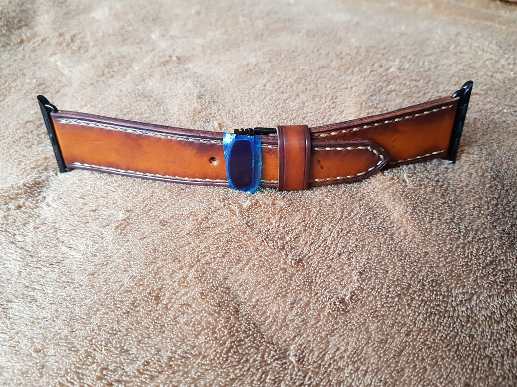 Leather Apple watch strap - Indianleathercraft