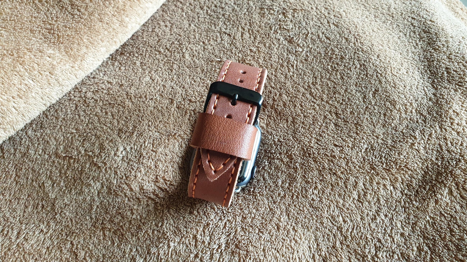 Leather apple watchstrap full grain leather - Indianleathercraft