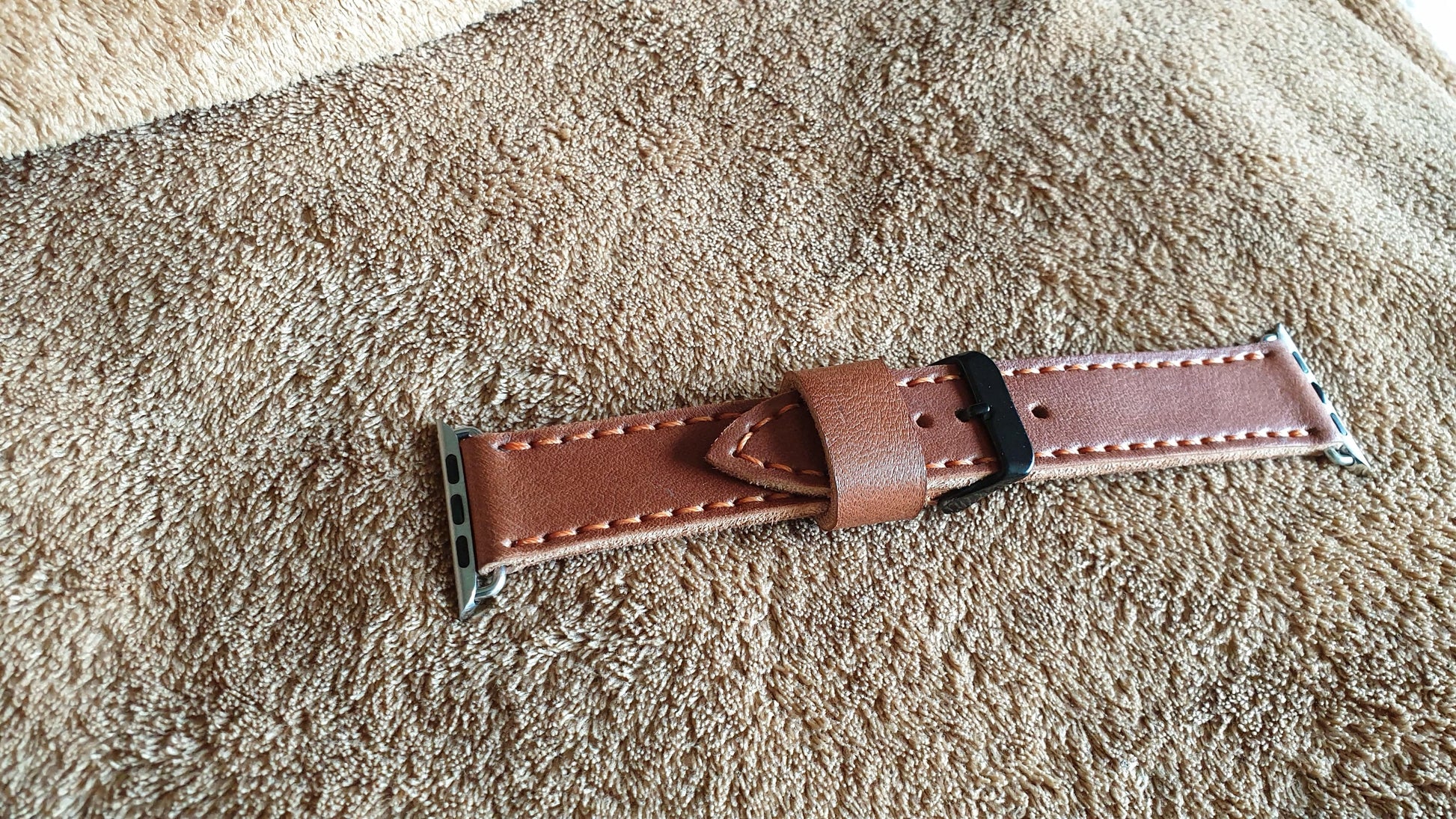 Leather apple watchstrap full grain leather - Indianleathercraft