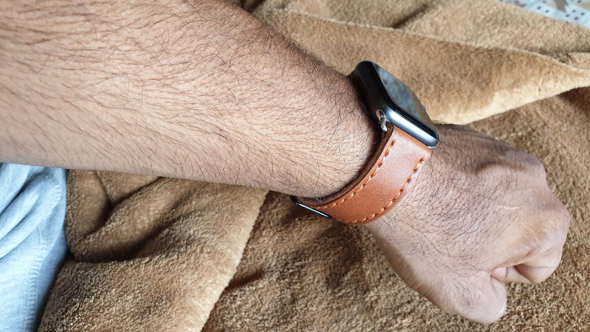 Leather apple watchstrap full grain leather - Indianleathercraft
