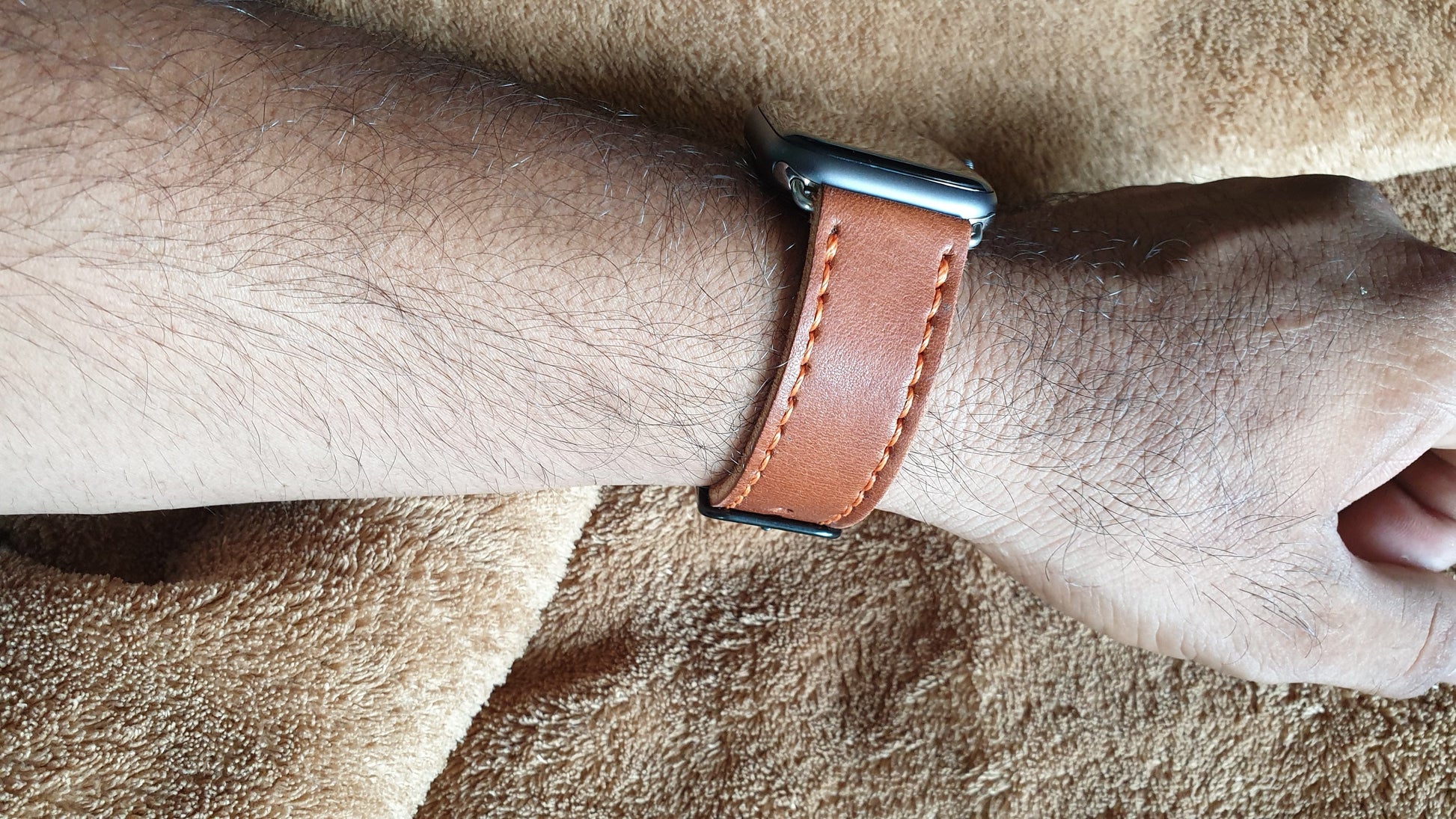 Leather apple watchstrap full grain leather - Indianleathercraft
