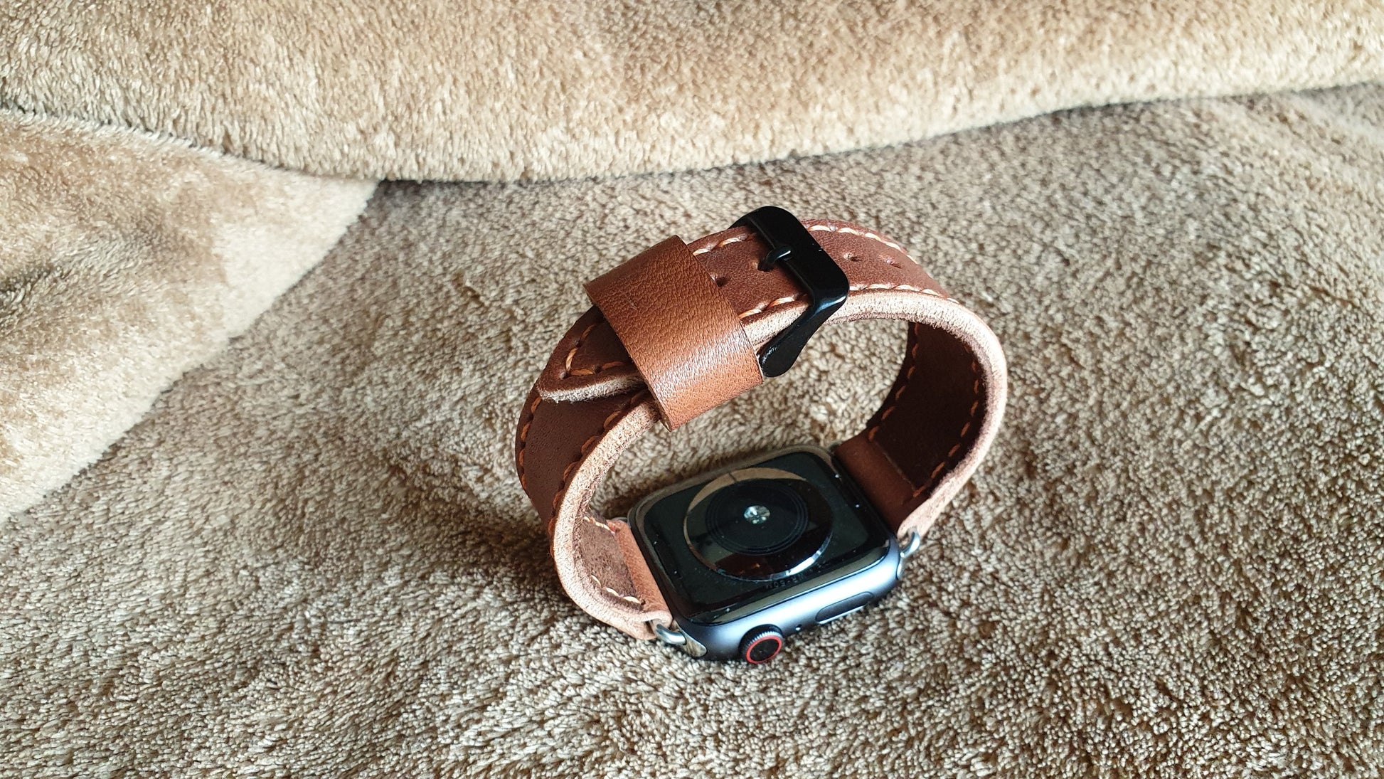 Leather apple watchstrap full grain leather - Indianleathercraft