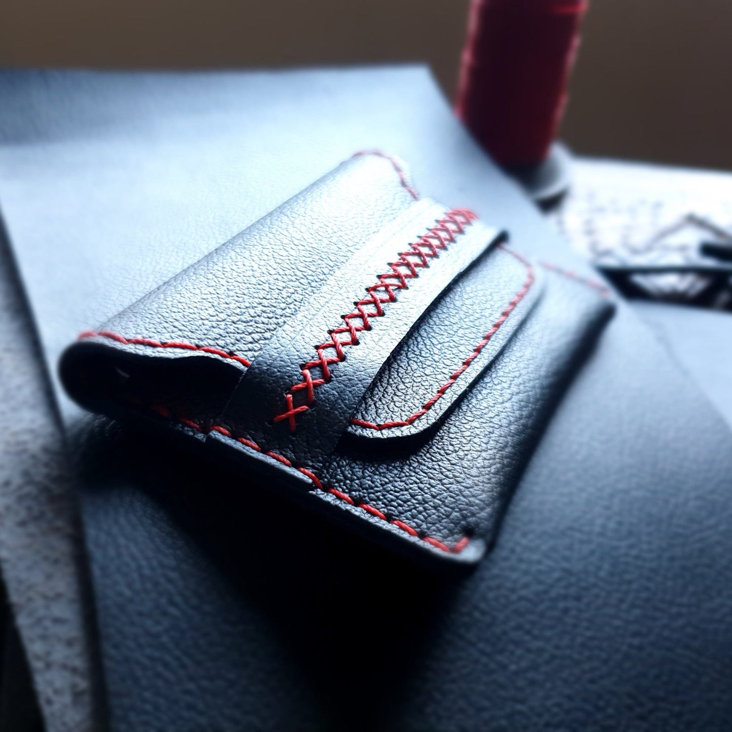 Leather card holder - Indianleathercraft