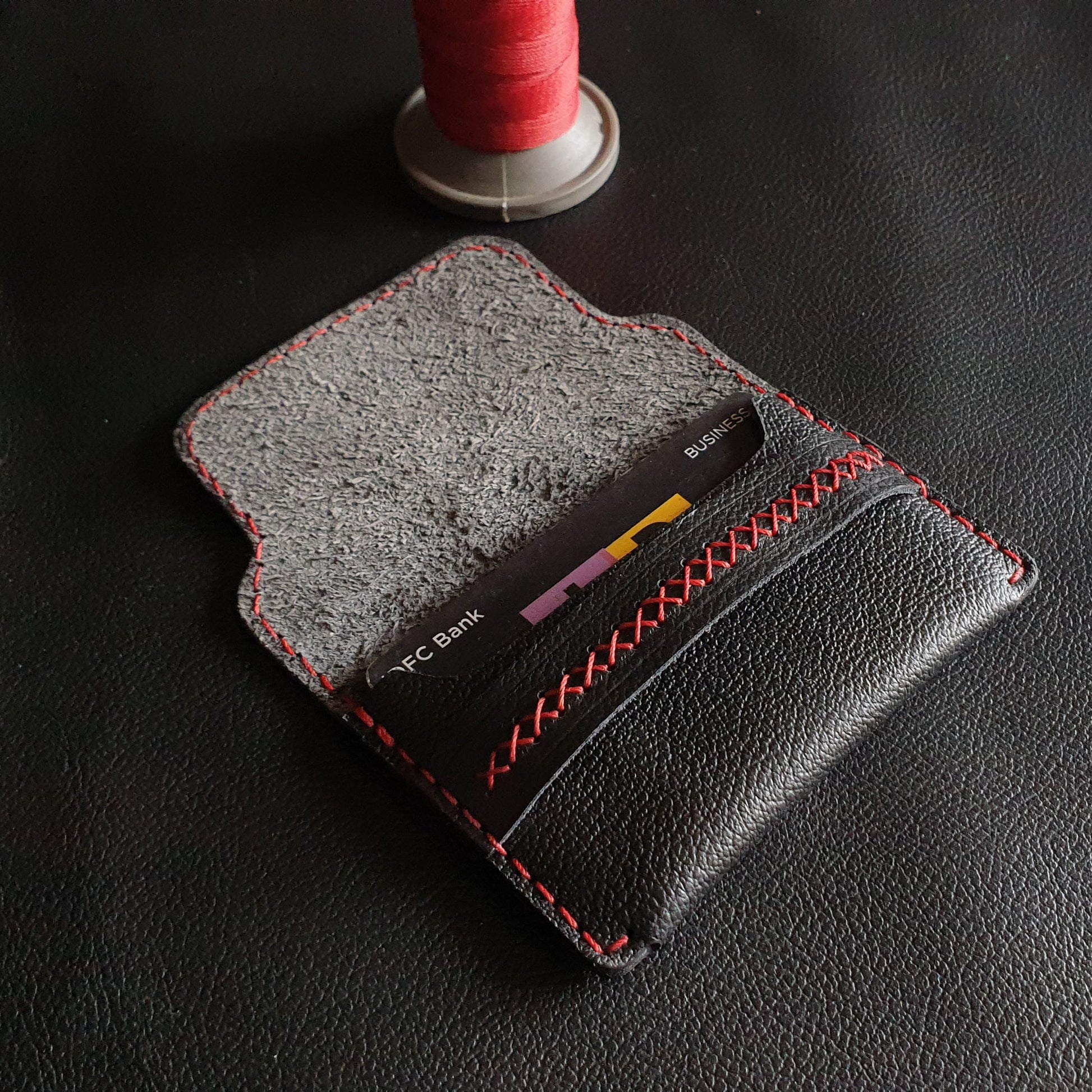 Leather card holder - Indianleathercraft