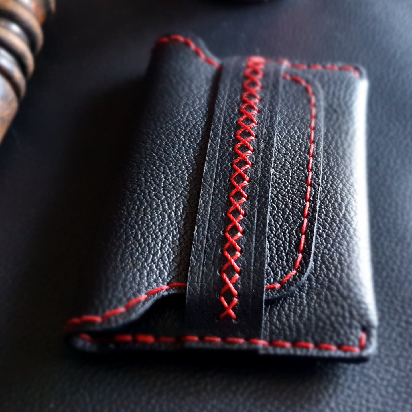 Leather card holder - Indianleathercraft