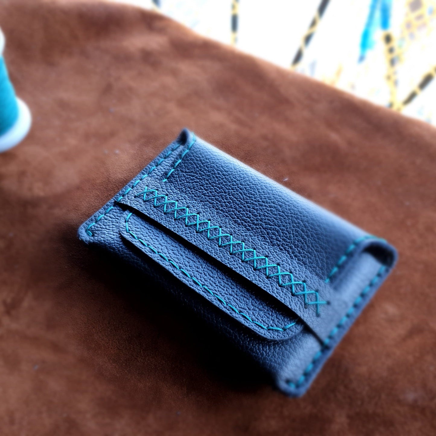 Leather card holder - Indianleathercraft