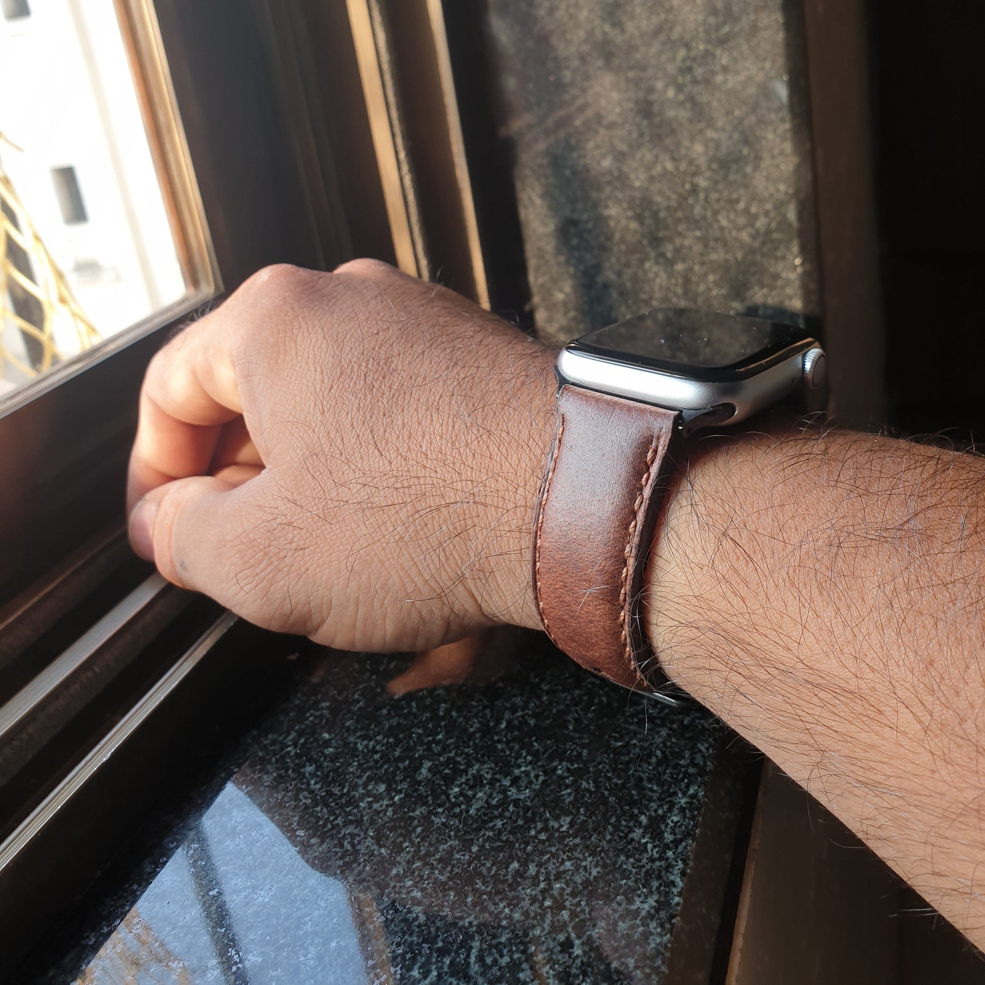 Indianleathercraft Leather strap for apple watch