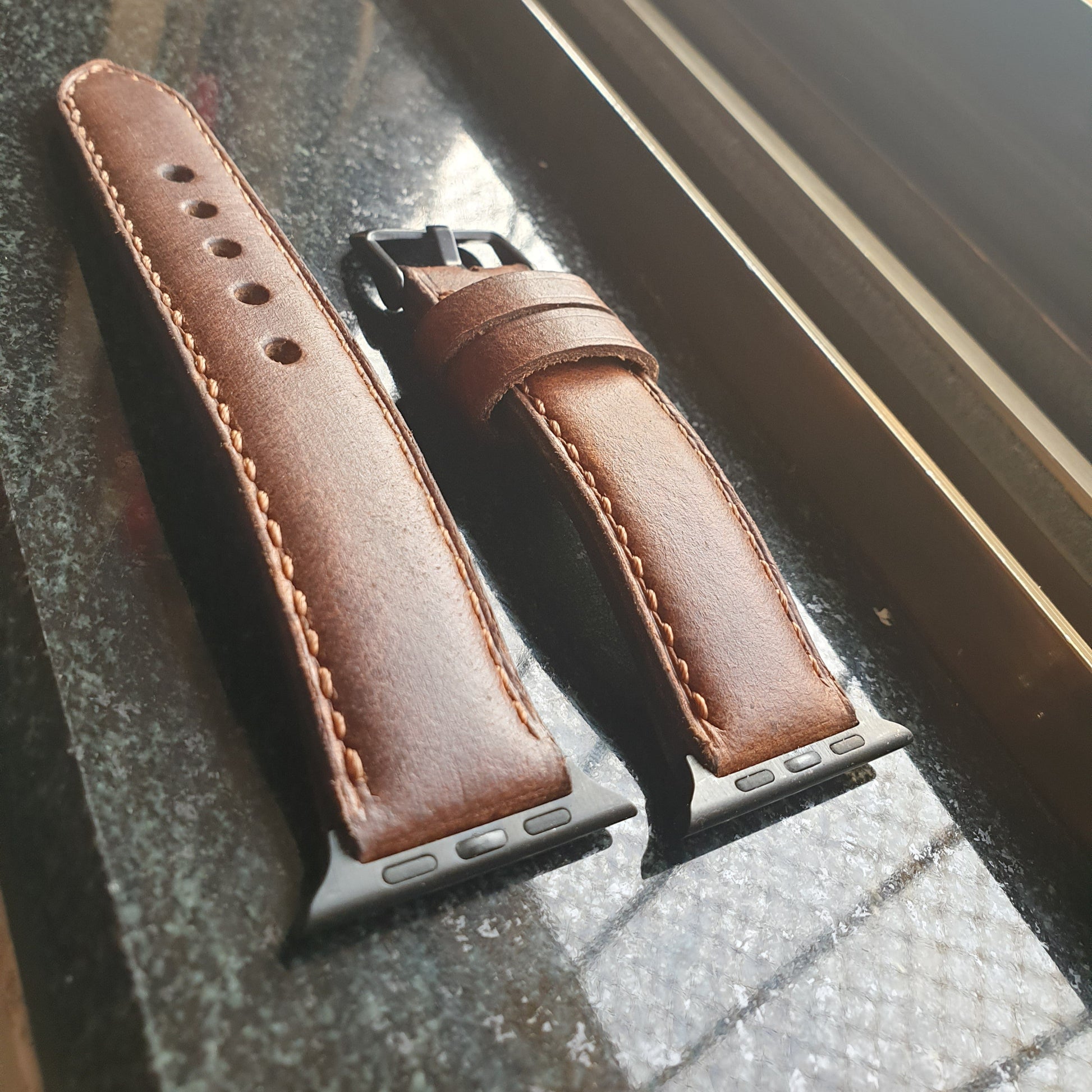 Indianleathercraft Leather strap for apple watch