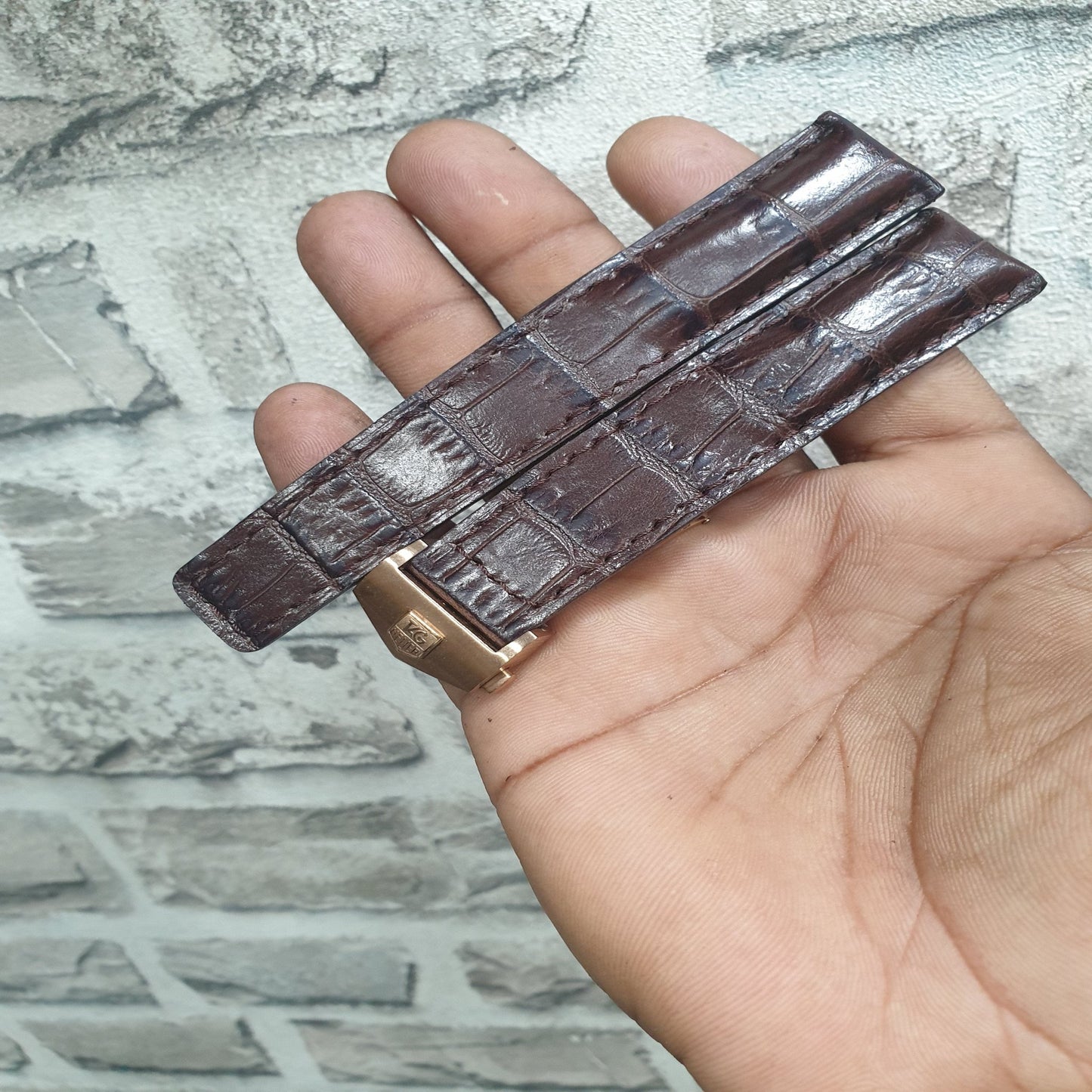 Indianleathercraft Leather strap for tag heuer carrera