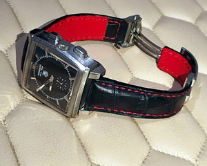Indianleathercraft Leather strap for Tag Heuer Monaco