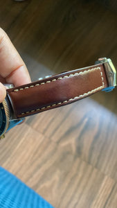 Indianleathercraft Omega leather watch strap