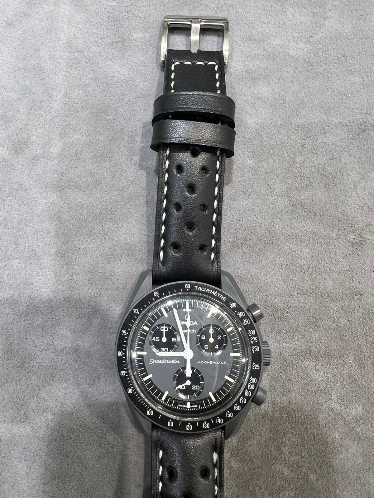 Indianleathercraft Omega moonswatch leather strap