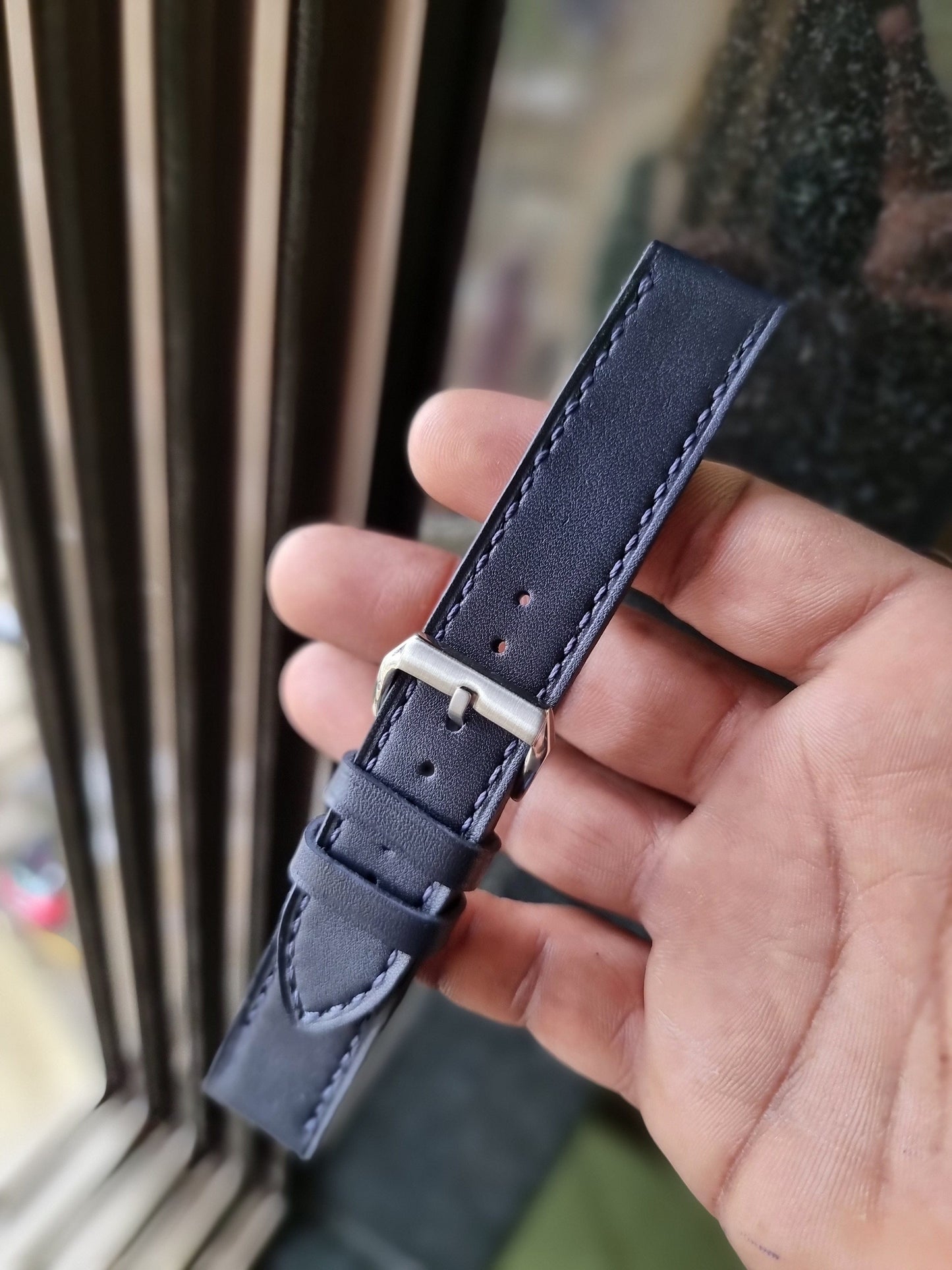 Indianleathercraft Omega moonswatch leather strap