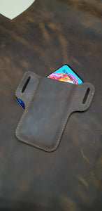 leather phone case with belt loop - Indianleathercraft