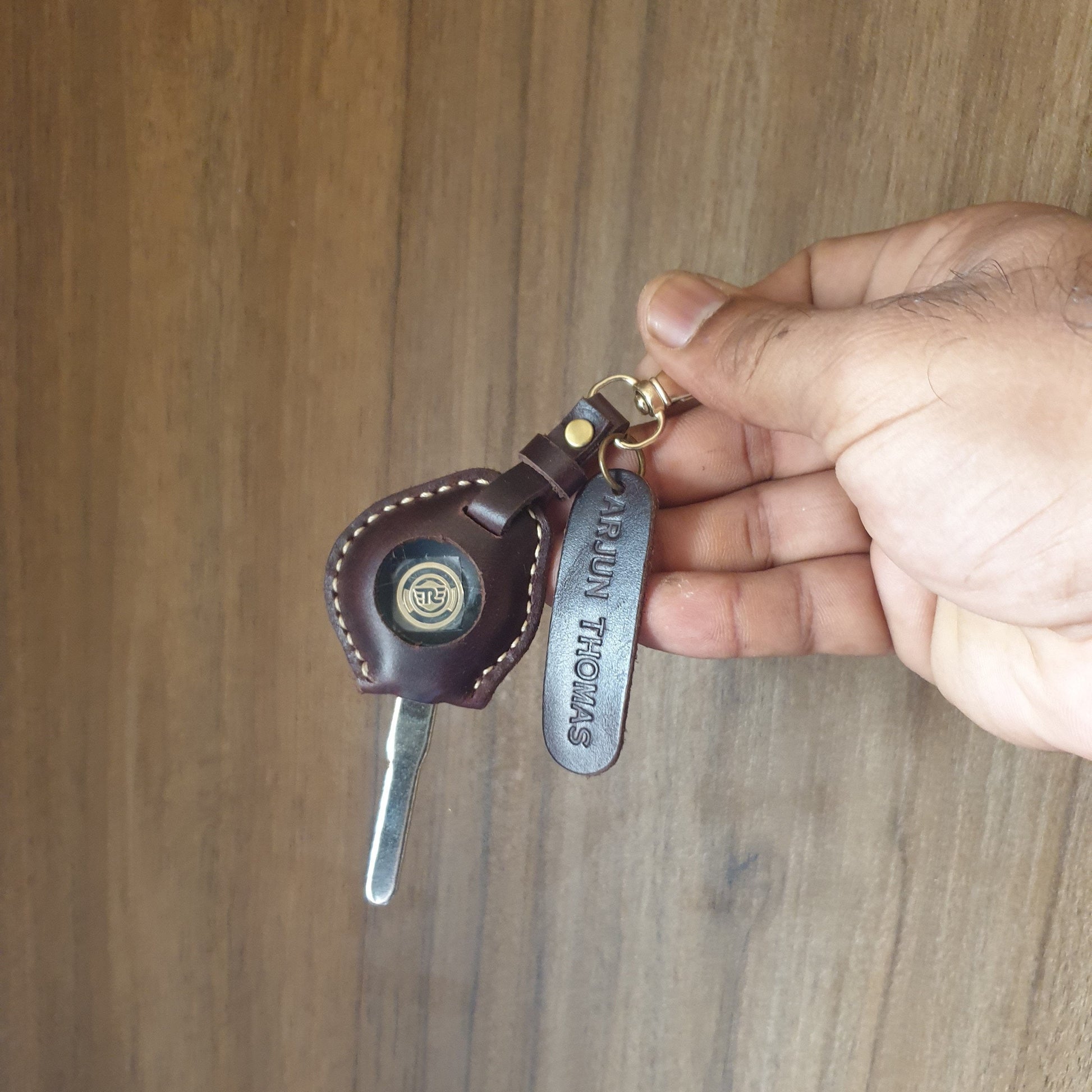 Indianleathercraft Royal enfield keychain