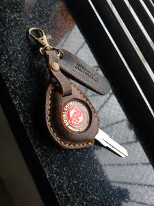 Indianleathercraft royal enfield key case Royal Enfield leather key cover