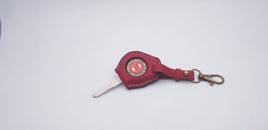 Royal enfield leather key case - Indianleathercraft