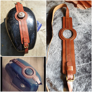 Indianleathercraft Royal enfield leather tank belt